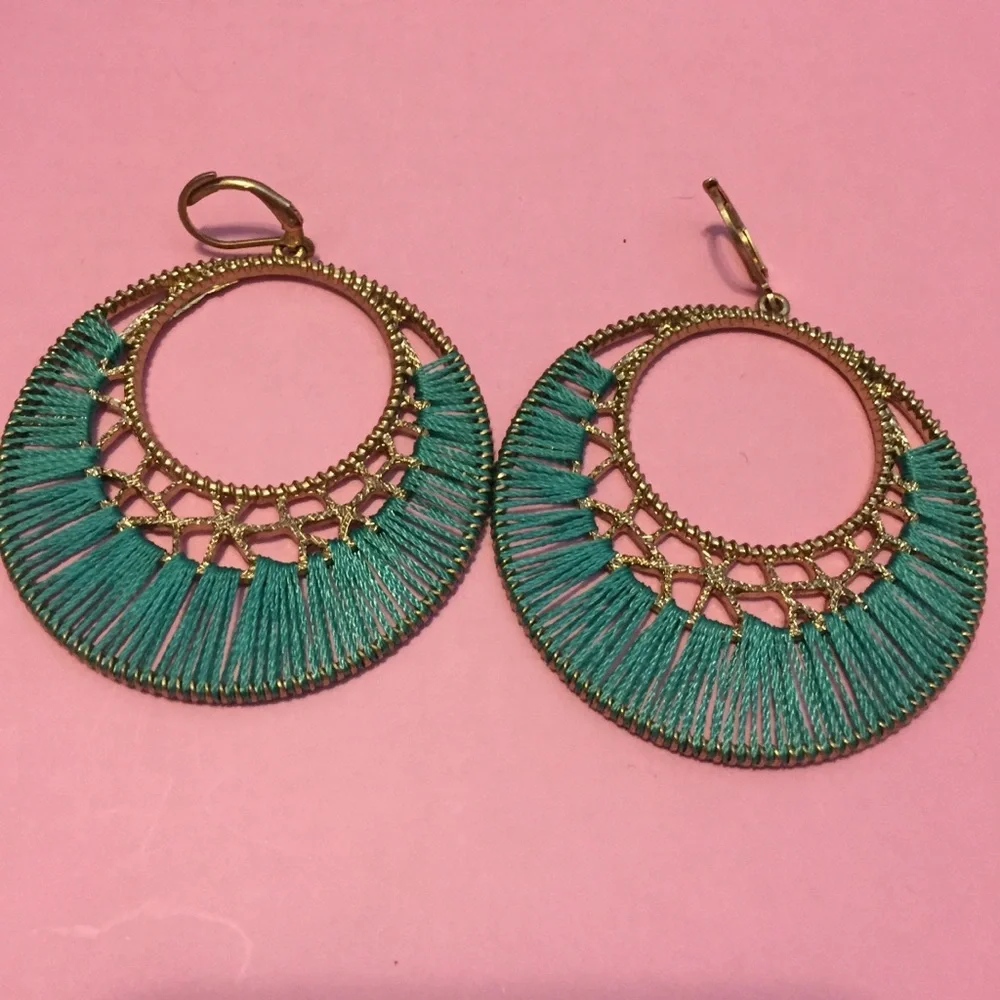 Turquoise Fashion Earrings - Picture 3 of 4